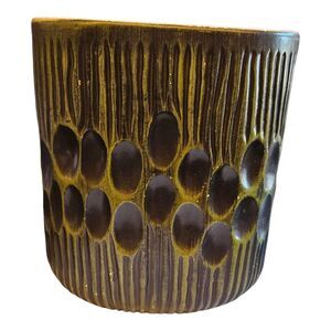 VTG Haeger 1970s Retro Oval Ceramic Vase